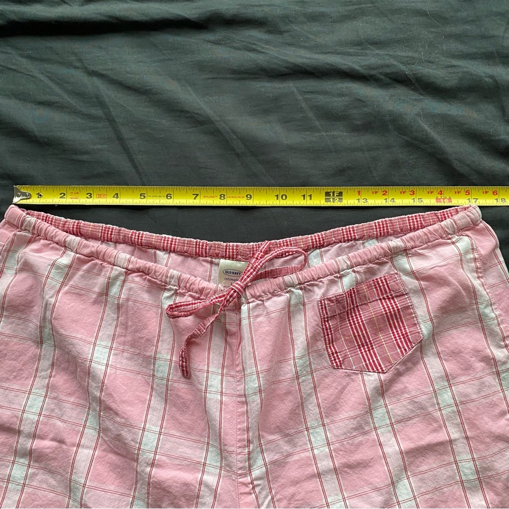 Old Navy Pink and White Striped Lounge Pants - Picture 8 of 8